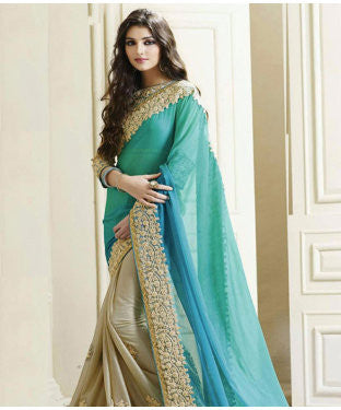 Fancy Designer Georgette Saree With Blouse