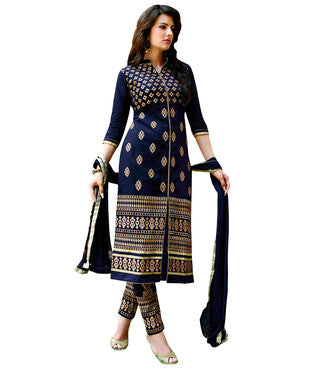 Fabulous Georgette Semi-Stitched Salwar Suit